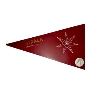 Ikea STRALA Star Light Pendant Table Lamp Shade White Dotted 30"